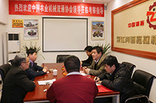 中国农业机械流通协会副秘书长考察我司